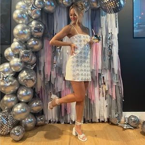 Oh Polly celeano embellished mini dress